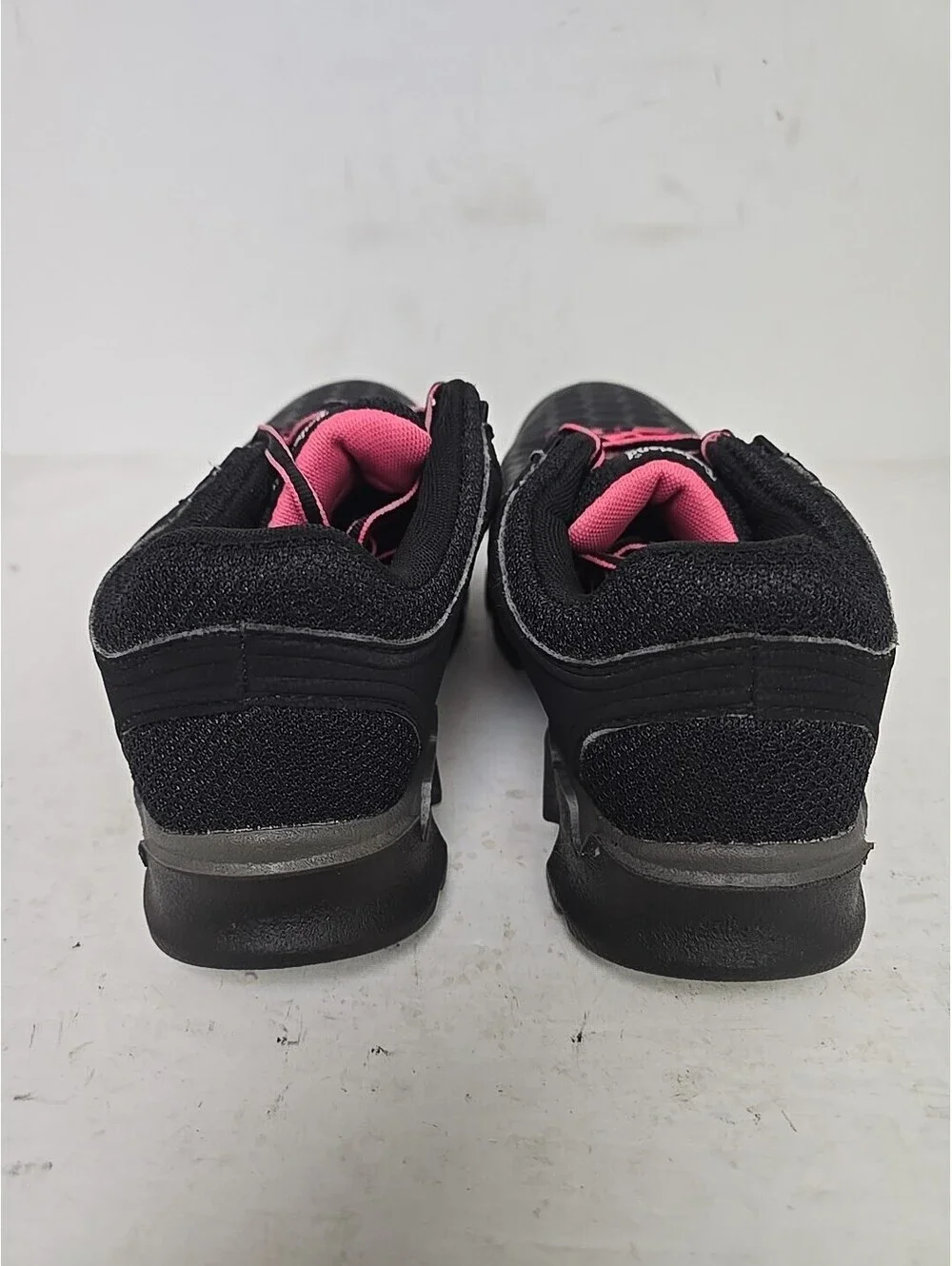 Timberland PRO Women's Powertrain Alloy-Toe Work Shoes A1RTM Black/Pink 7W